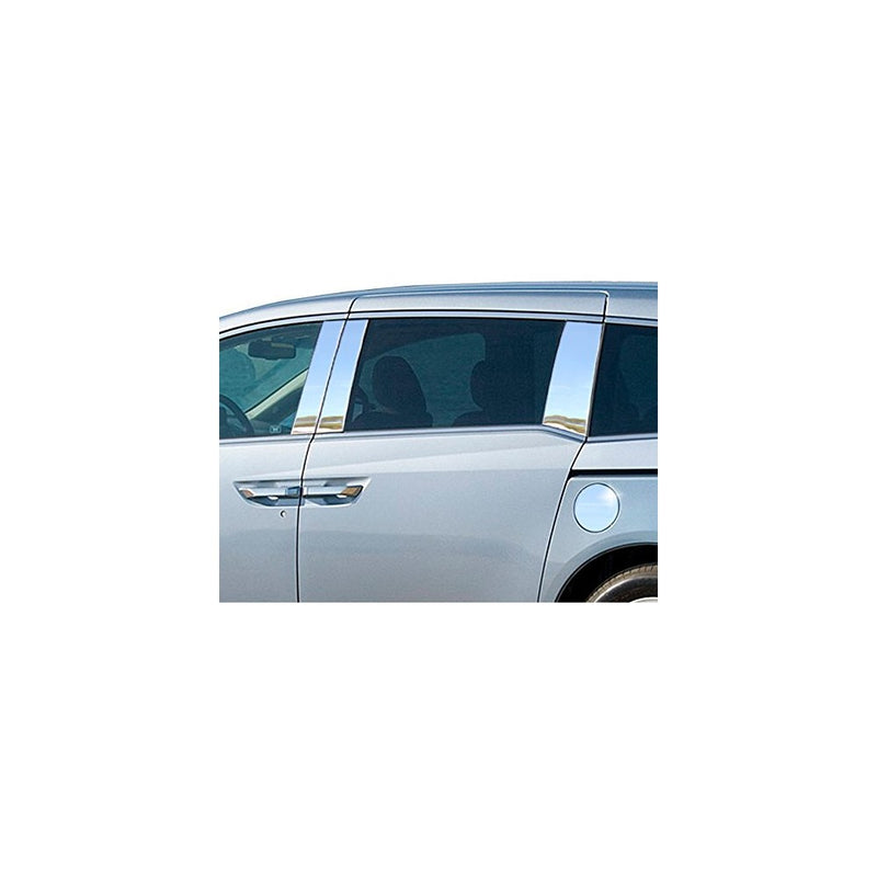 QAA FITS ODYSSEY 2011-2016 HONDA (6 Pc: Stainless Steel Pillar Post Trim Kit, 4-door) PP11246