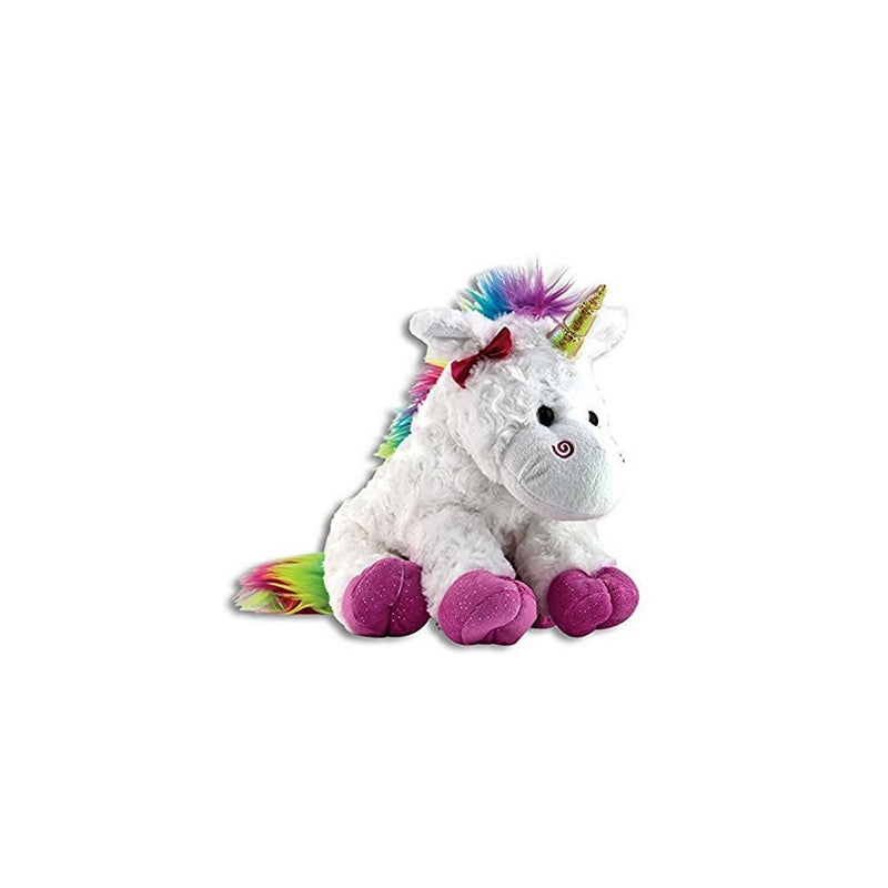 The Petting Zoo Plush Rainbow Unicorn - 10 Inches