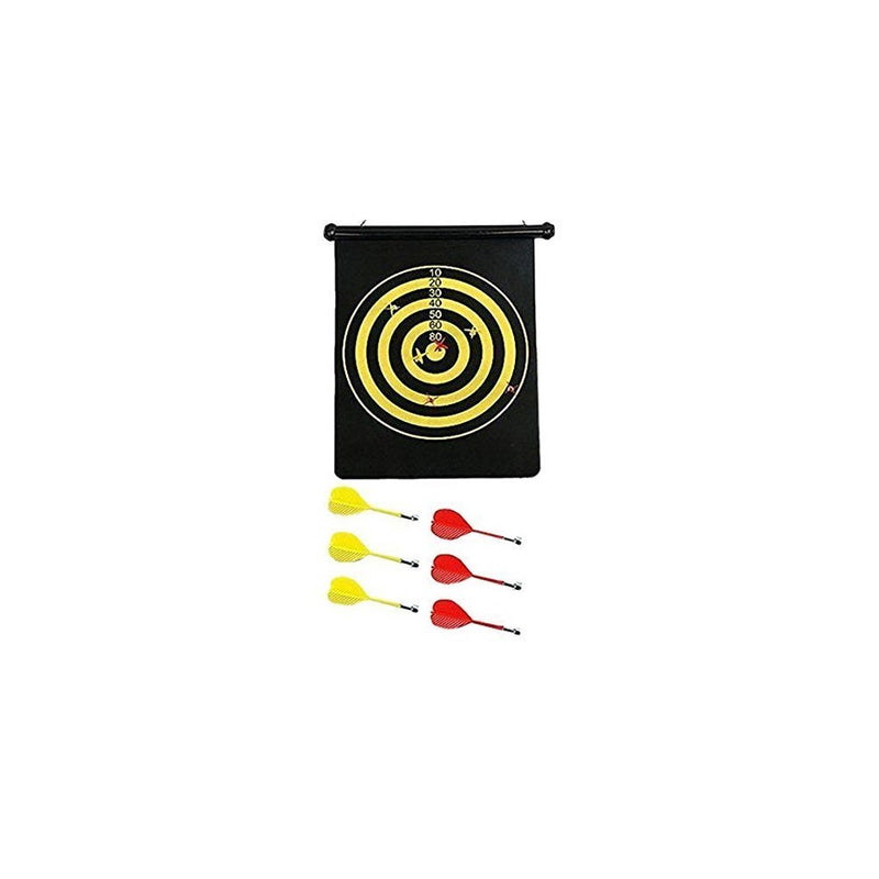 Magnetic Dart Board Double Sided Hanging Dart Board Set