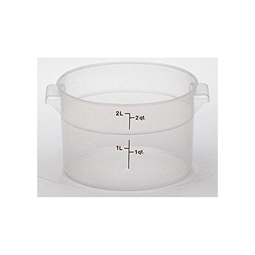 Cambro Manufacturing RFS2PP190 Translucent Rounds 2 qt (1 EACH)