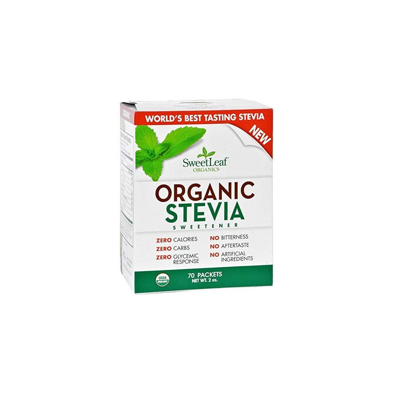 Sweet Leaf Sweetener Sweeteners Organic Stevia Sweeteners 70 packets (a) - 2pc