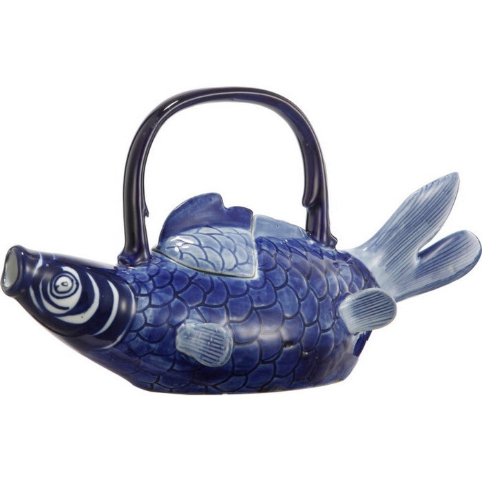 decorative Fish Teapot With Wide Handle