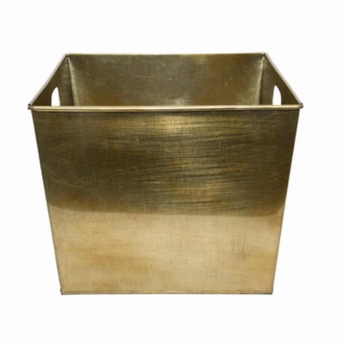 Square Tub with Cutout Handles