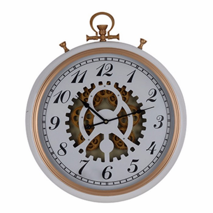 Wall Mount Clock, White