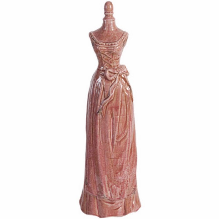 Princess Look Mannequin In Brick Red Finish