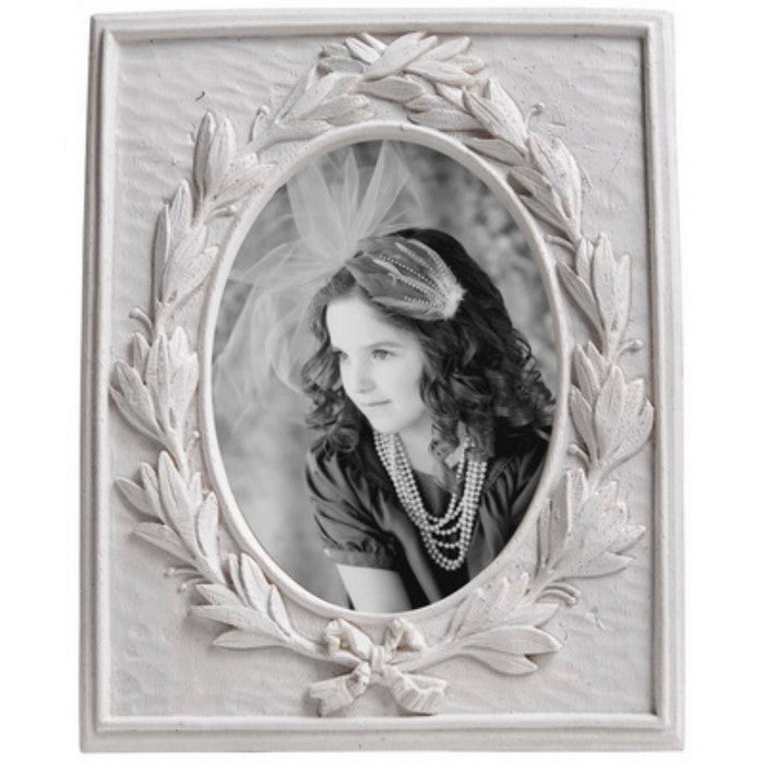 Enchanting photo frame in ivory white - Large