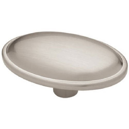 Brainerd P30045V-BSN-C 1-3/4-Inch X 1-1/16-Inch Oval Cabinet Hardware Knob