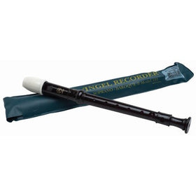 Angel 101 Soprano Recorder, Key of C, Black