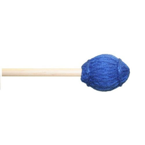 Mike Balter 13R Ensemble Series Medium Marimba Mallets with Rattan Handles, Blue