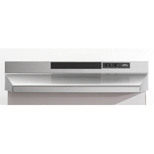 Broan F403004 Two-Speed Four-Way Convertible Range Hood, 30-Inch, Stainless Steel