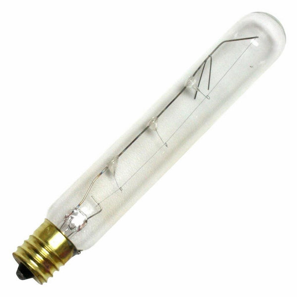 Westinghouse 40 watt 120 volt T6.5 Intermediate Screw (E17) Base Clear Tubular Incandescent Exit Light Bulb