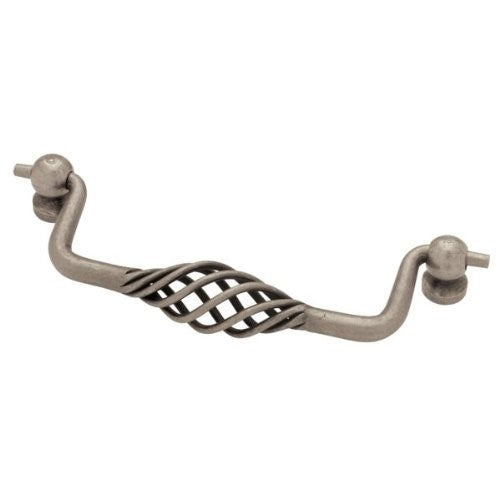Liberty P0527A-AP-C 128mm Birdcage Bail Kitchen Cabinet Hardware Drawer Handle Pull, Pewter