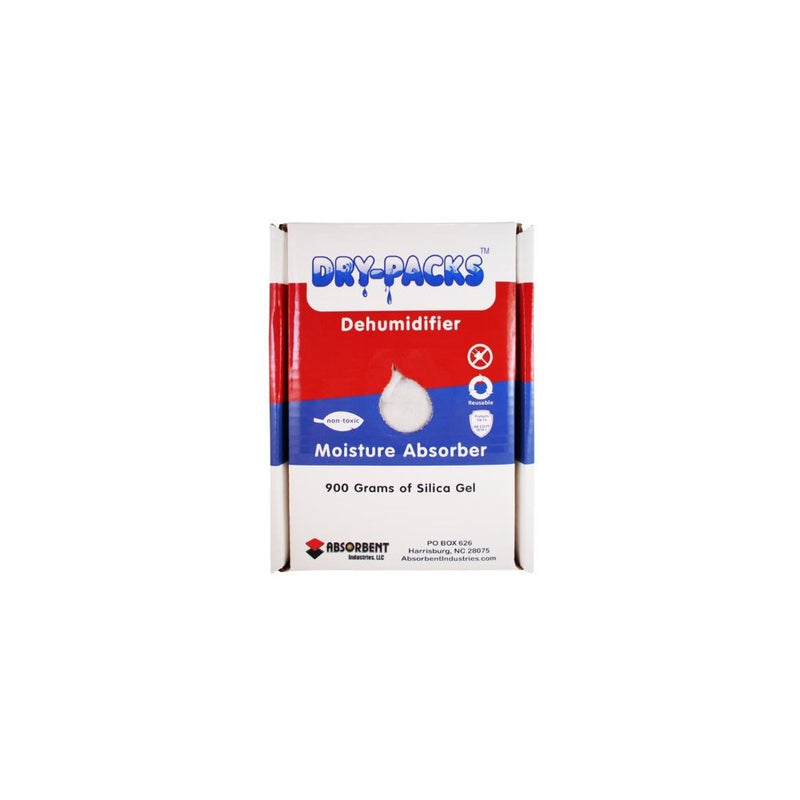 900 Gram Silica Gel Dehumidifying Box by Dry-Packs - Protects 66 Cubic Feet