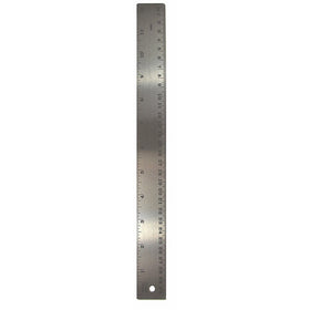 The Classics Stainless Steel Ruler with Cork Backing (TPG-152), 12 Inches