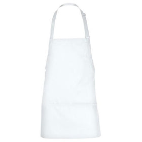 Chef Works Men's Three Pocket Apron, White, 24-Inch Length by 28-Inch Width