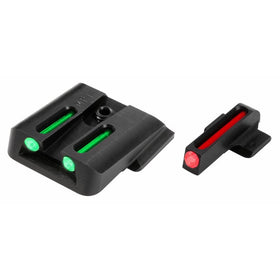 TRUGLO Fiber-Optic Front and Rear Handgun Sights for S&W M&P (including SHIELD & .22 models, excluding .22 Compact / C.O.R.E. models) SD9 and SD40 (excluding VE models)
