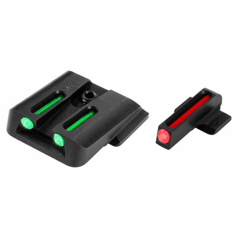 TRUGLO Fiber-Optic Front and Rear Handgun Sights for S&W M&P (including SHIELD & .22 models, excluding .22 Compact / C.O.R.E. models) SD9 and SD40 (excluding VE models)