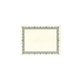 Geographics Classic Blue Parchment Certificates with Foil Seals, 8.5 x 11 Inches, Blue, 25-Sheet Pack (39087)
