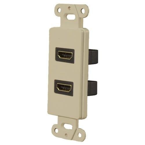 PRO-WIRE IWM-HDMI 2 a Dual HDMI 1.4 Ready Wall Plate (Almond)