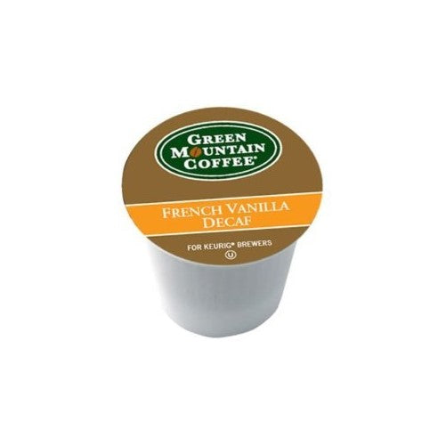 Green Mountain Coffee French Vanilla Decaf Keurig Single-Serve K-Cup Pods, Light Roast Coffee, 24 Count