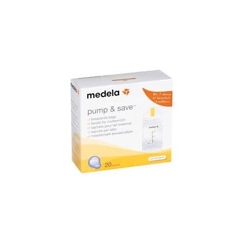 Medela Pump and Save Breastmilk Bags, 20 Count