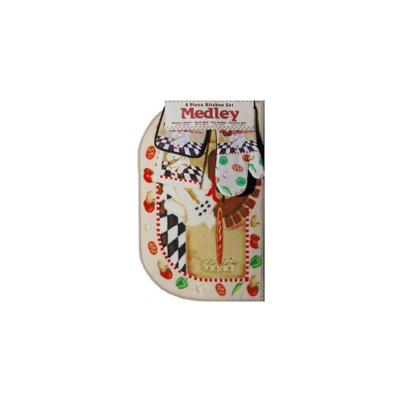 Medley Pizza Pie Kitchen 4 Piece Set Set: Kitchen Medley Set