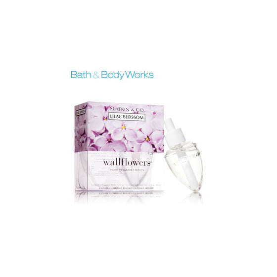 Bath Body Works Lilac Blossom Wallflowers Refill 2 Bulbs