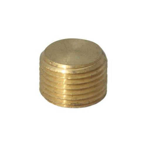 Jmf Pipe Counter Sunk Plug 3/4 " Yellow Brass Lead Free