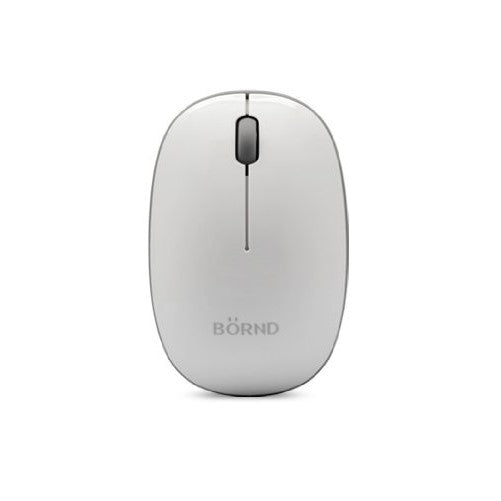 Bornd 2.4GHz Optical Wireless Mouse, White (E220 WHITE)