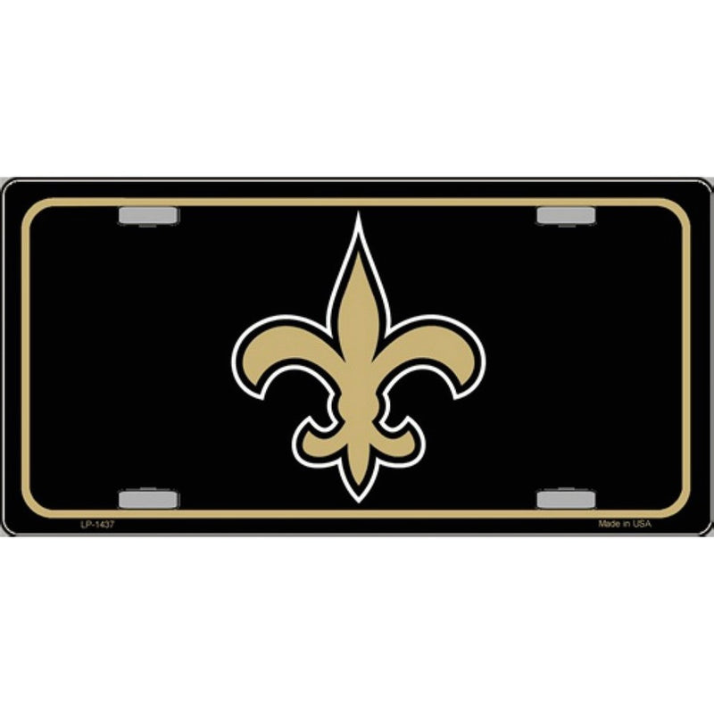 Smart Blonde LP-1437 Fleur de lis Metal Novelty License Plate