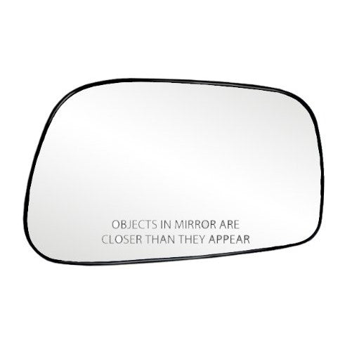Fit System 80186 Toyota Corolla/Matrix Right Side Power Replacement Mirror Glass with Backing Plate