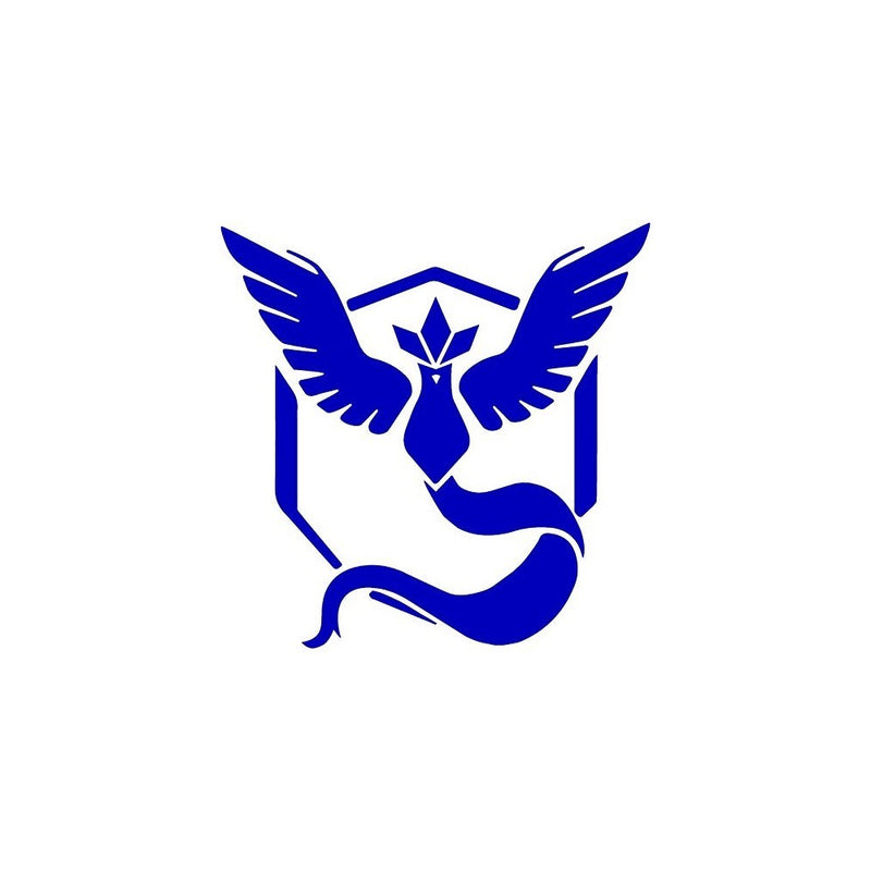 Pokemon Go -- Team Blue (Mystic) Decal Sticker for Car/Truck/Laptop, 4.5"