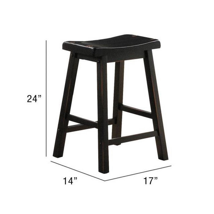 Gaucho 5 Piece Pack Counter Height Set, Black