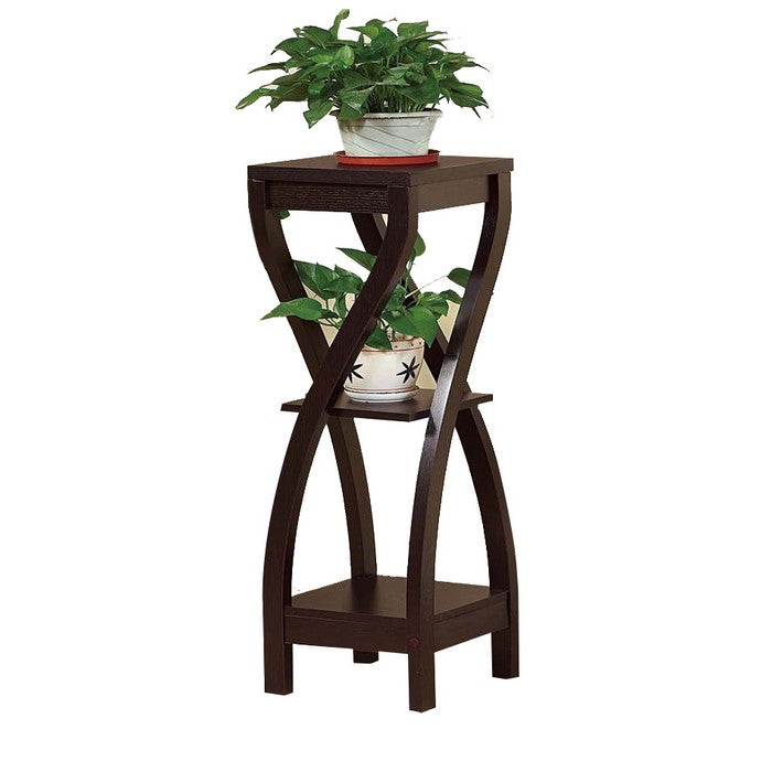 Elegant Design Large Plant Stand, Dark Brown