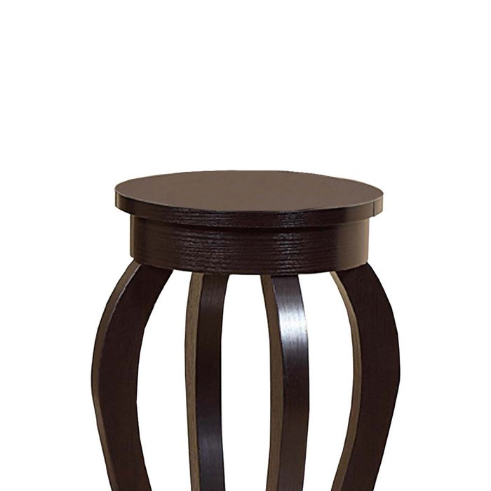Stylish Small Plant Table With 1 Round Shelf.