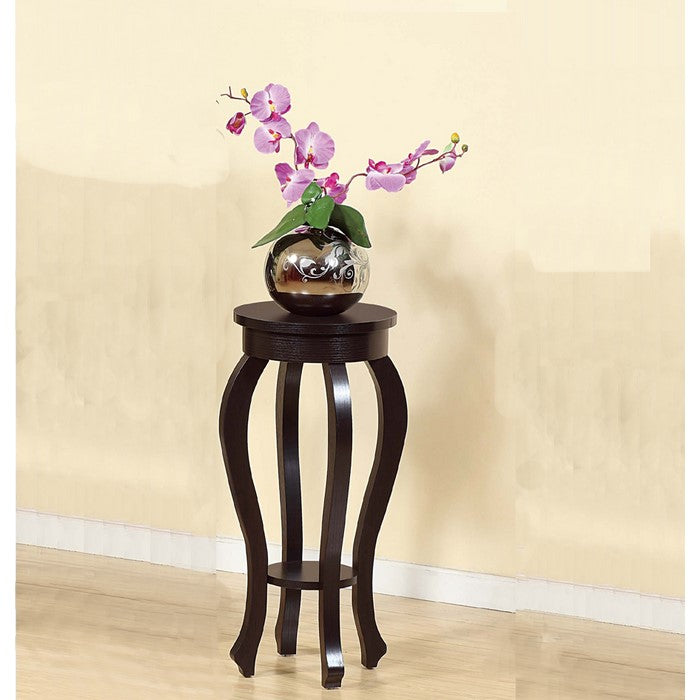 Stylish Small Plant Table With 1 Round Shelf.