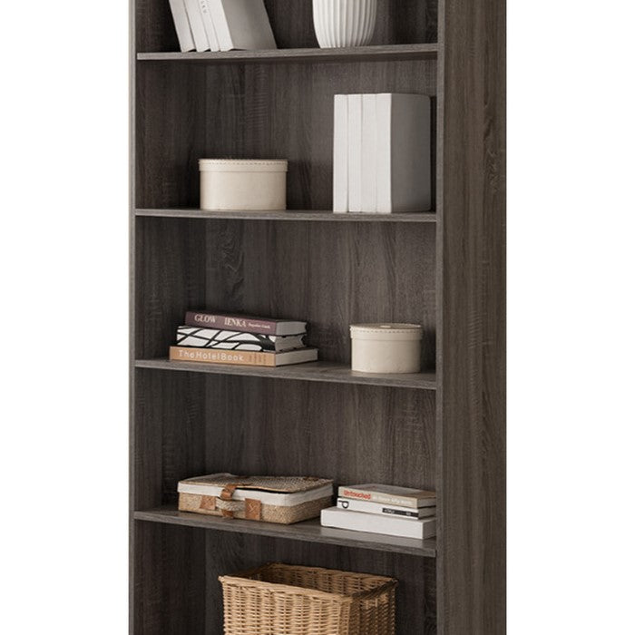 Splendid Space Efficient Bookcase, Gray