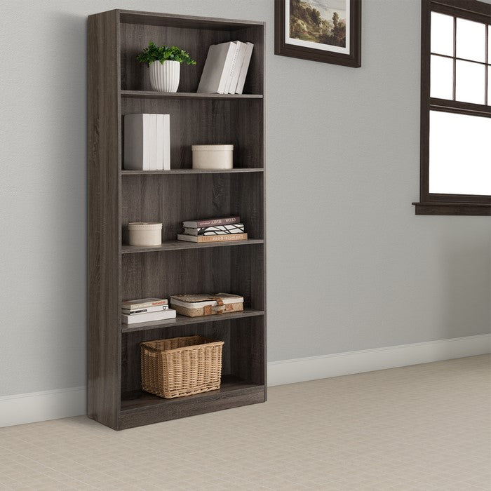 Splendid Space Efficient Bookcase, Gray