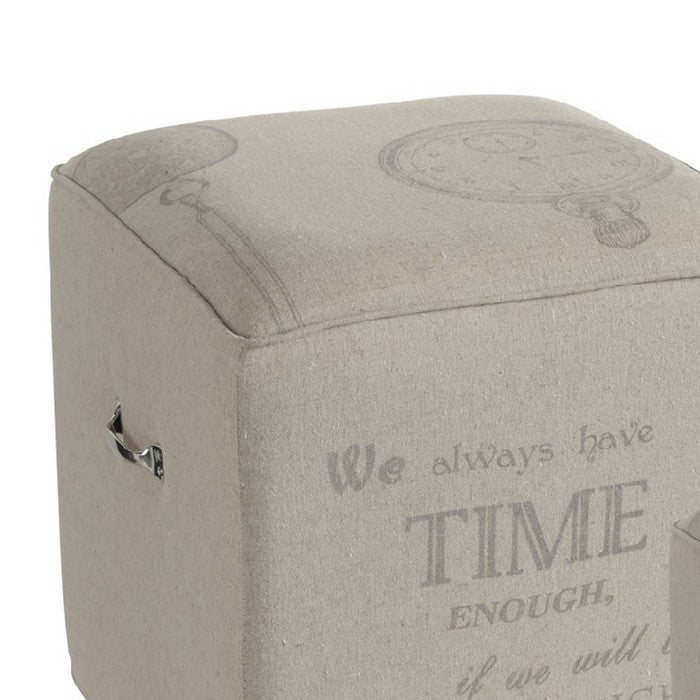 Suavely Trimmed Montague Time Cubes,  Set of 2