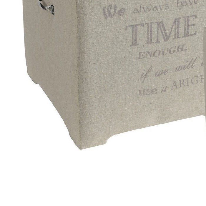Suavely Trimmed Montague Time Cubes,  Set of 2