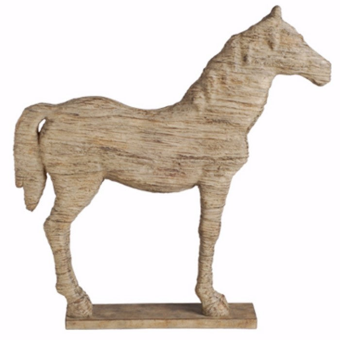 Intriguing Defiance Polyresin Horse Accent, Standing