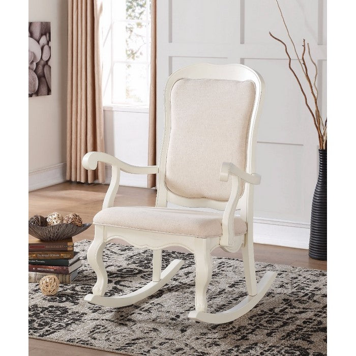 Sharan Rocking Chair, White