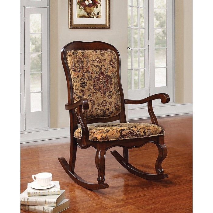 Sharan Rocking Chair, Cherry Brown