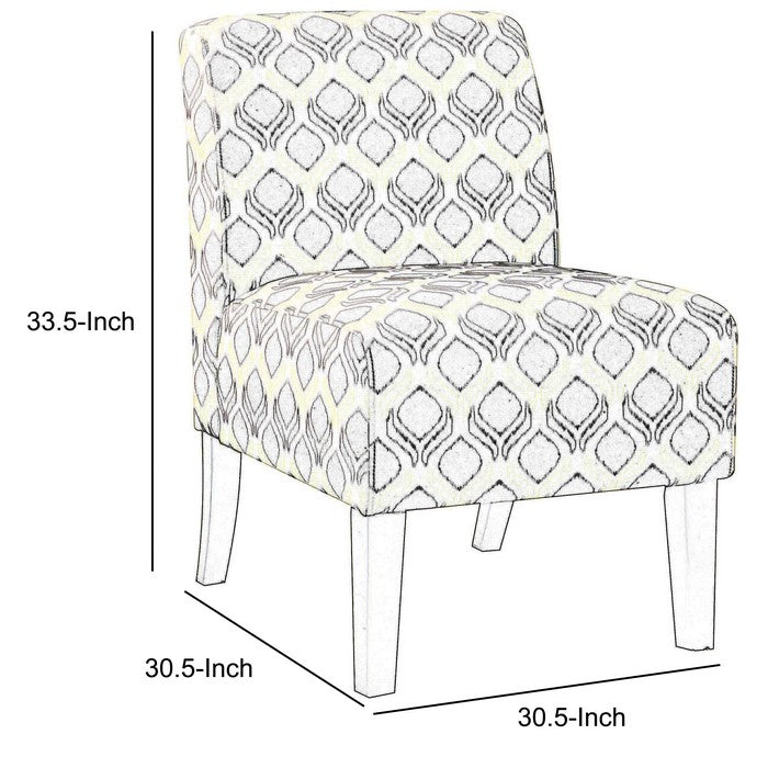 Ollano Accent Chair, Pattern Fabric