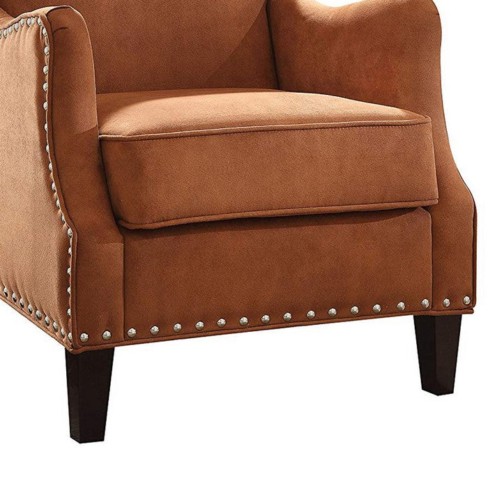 Sinai Accent Chair In a Classy Look, Orange