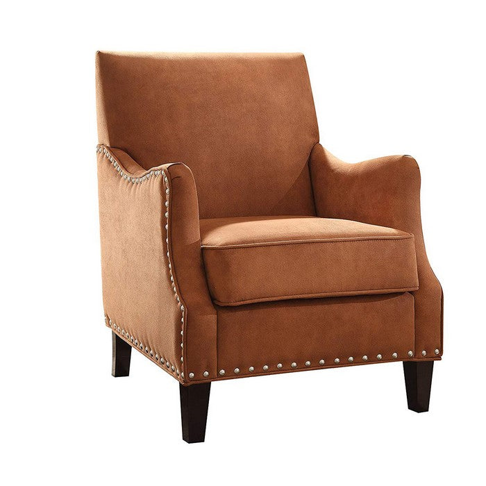 Sinai Accent Chair In a Classy Look, Orange