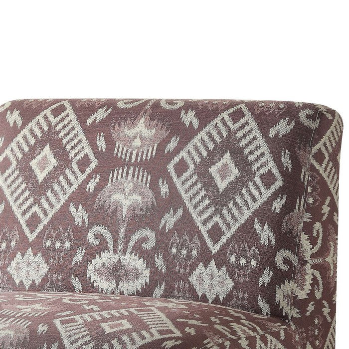 Hinte Accent Chair, Multicolor Pattern Fabric