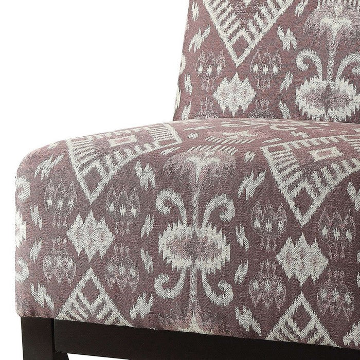 Hinte Accent Chair, Multicolor Pattern Fabric