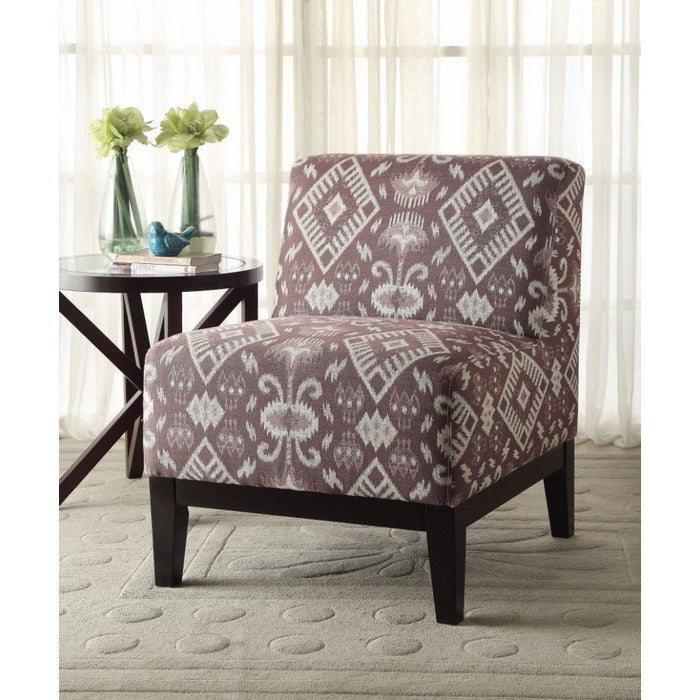 Hinte Accent Chair, Multicolor Pattern Fabric
