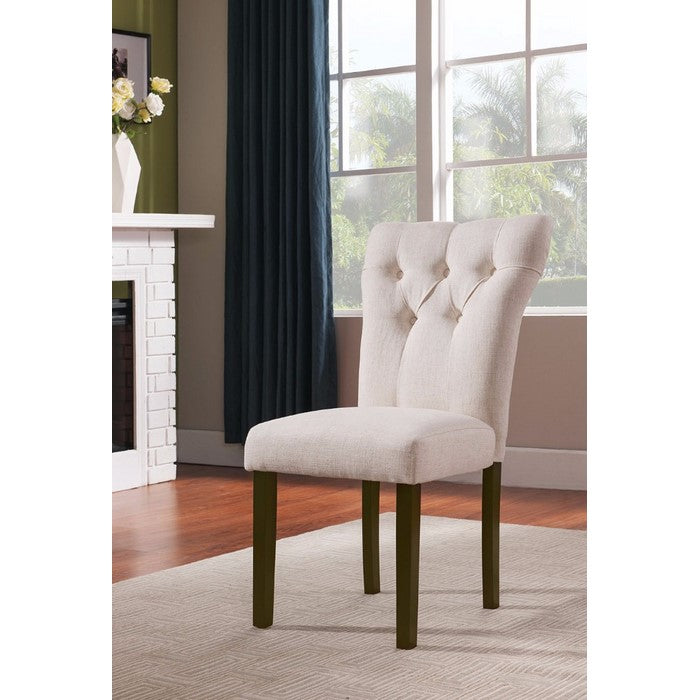 Effie Side Chair, White, Set of 2